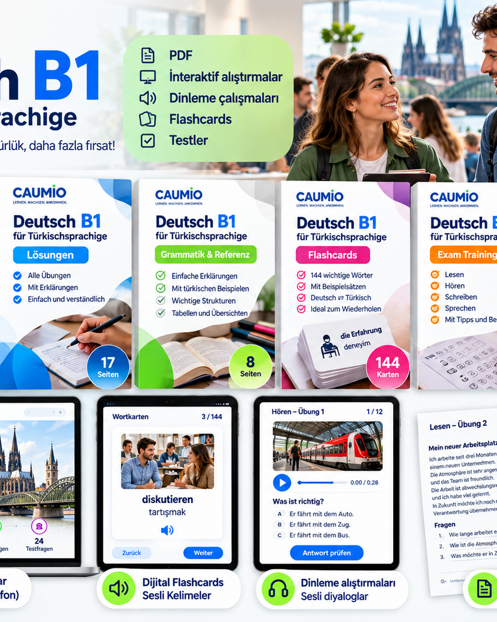 CAUMIO German B1 Turkish edition — Main