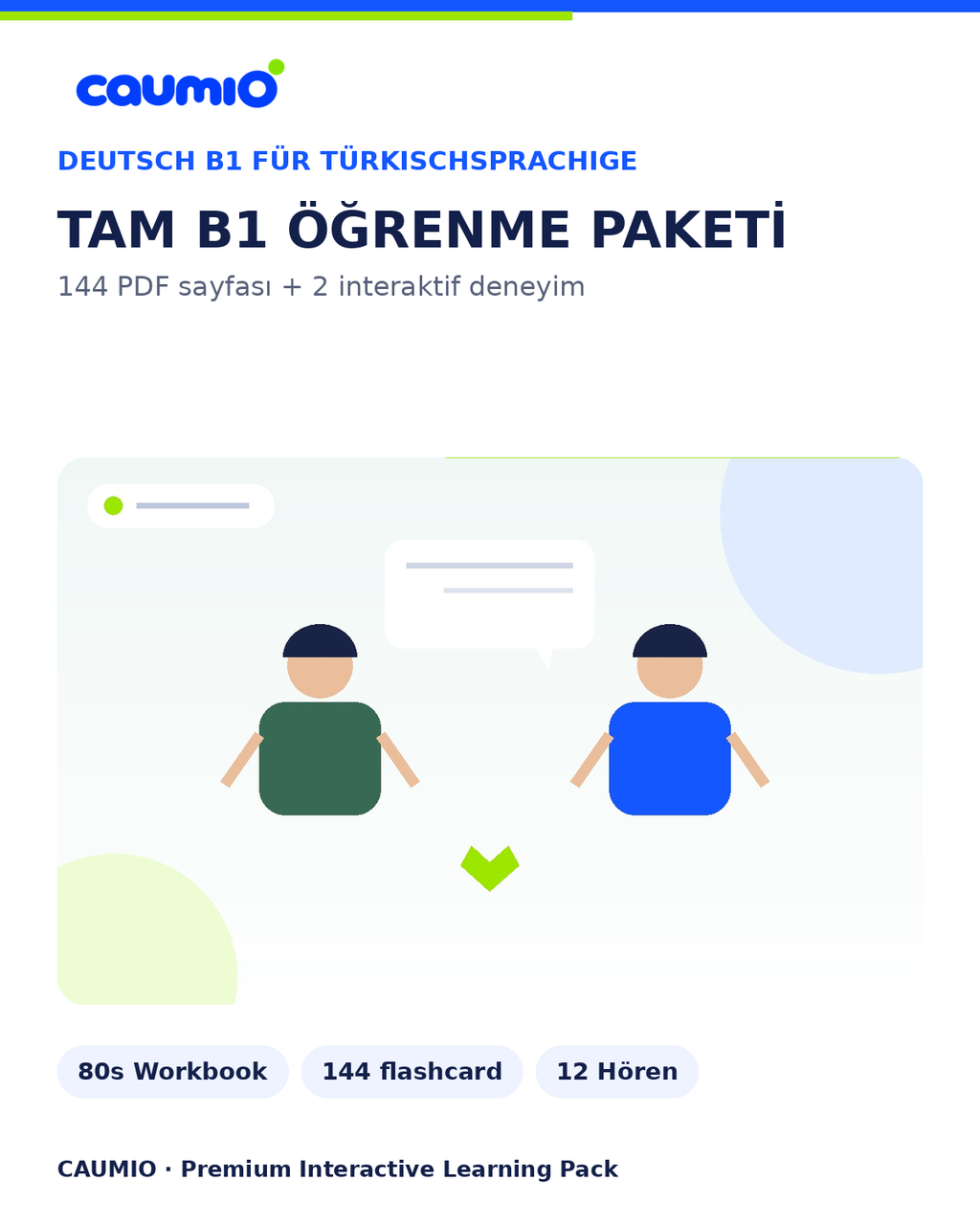 CAUMIO German B1 Turkish edition — Included