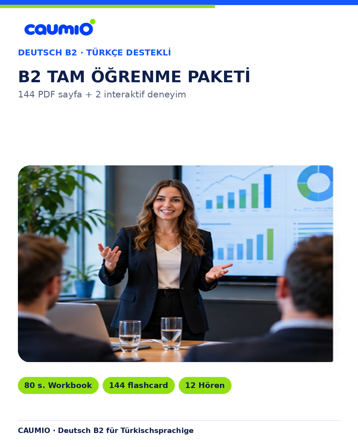 CAUMIO German B2 Turkish edition — Included
