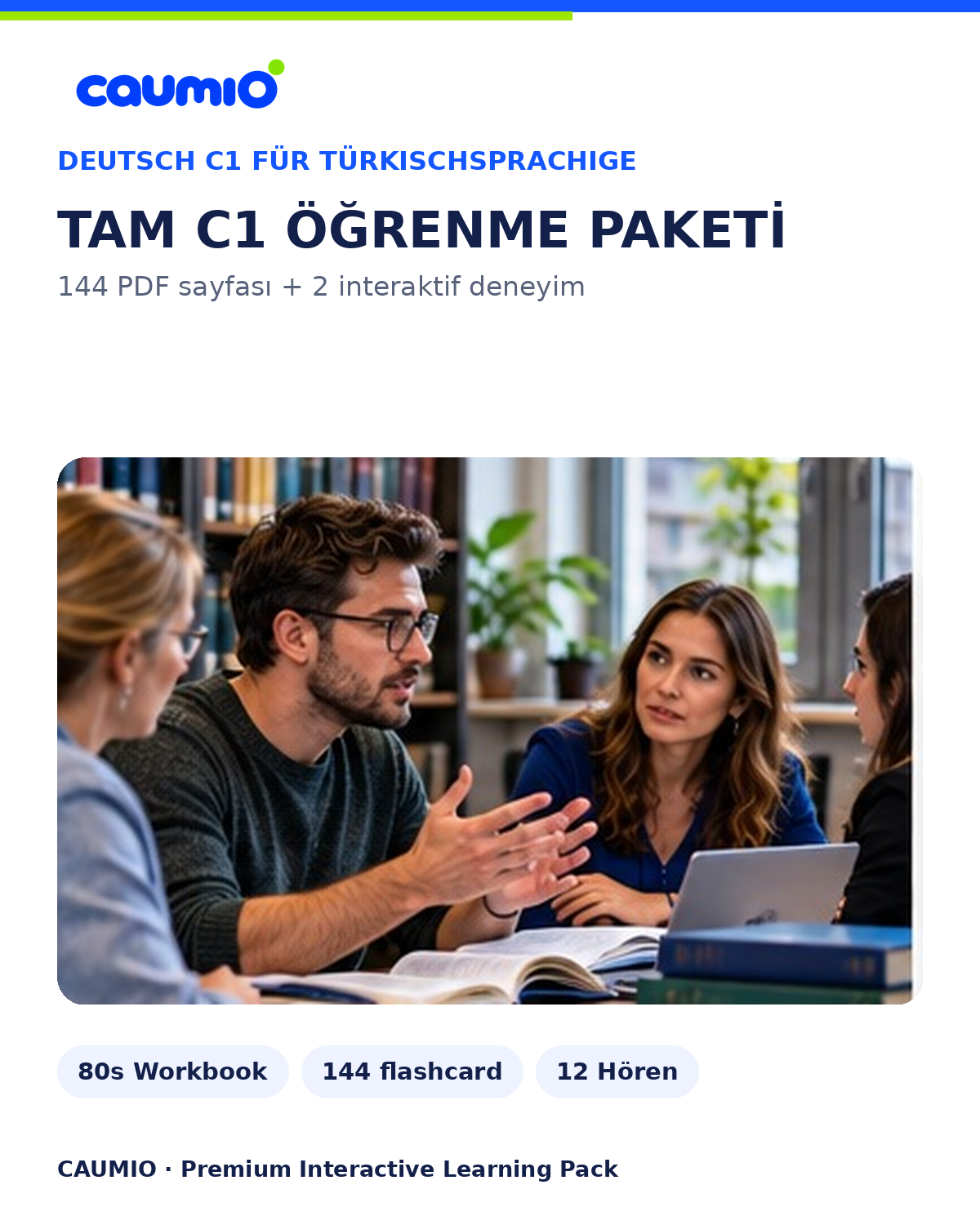 CAUMIO German C1 Turkish edition — Included
