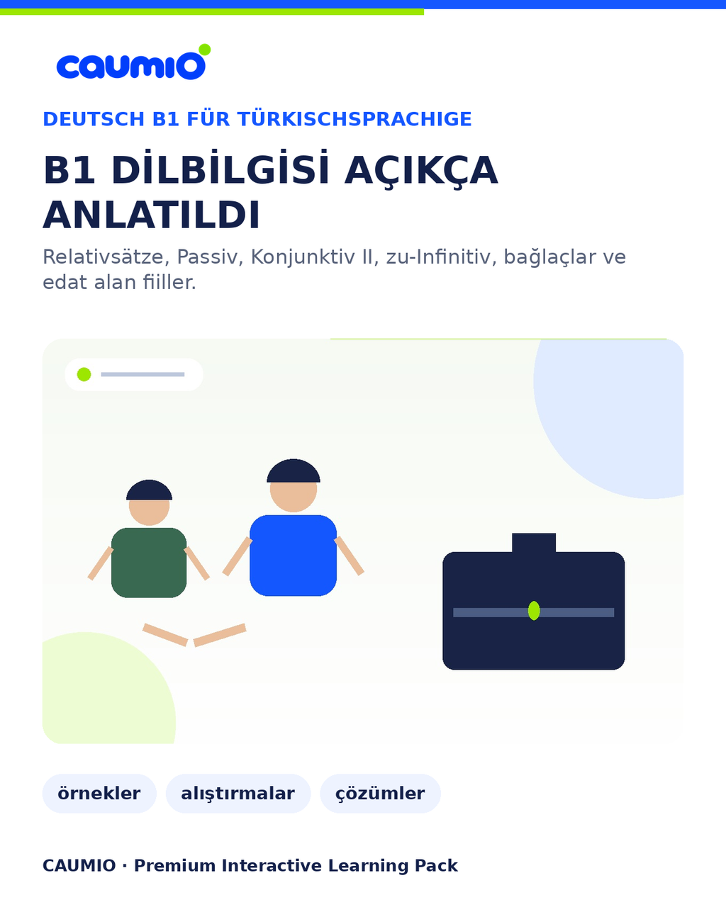 CAUMIO German B1 Turkish edition — Grammar