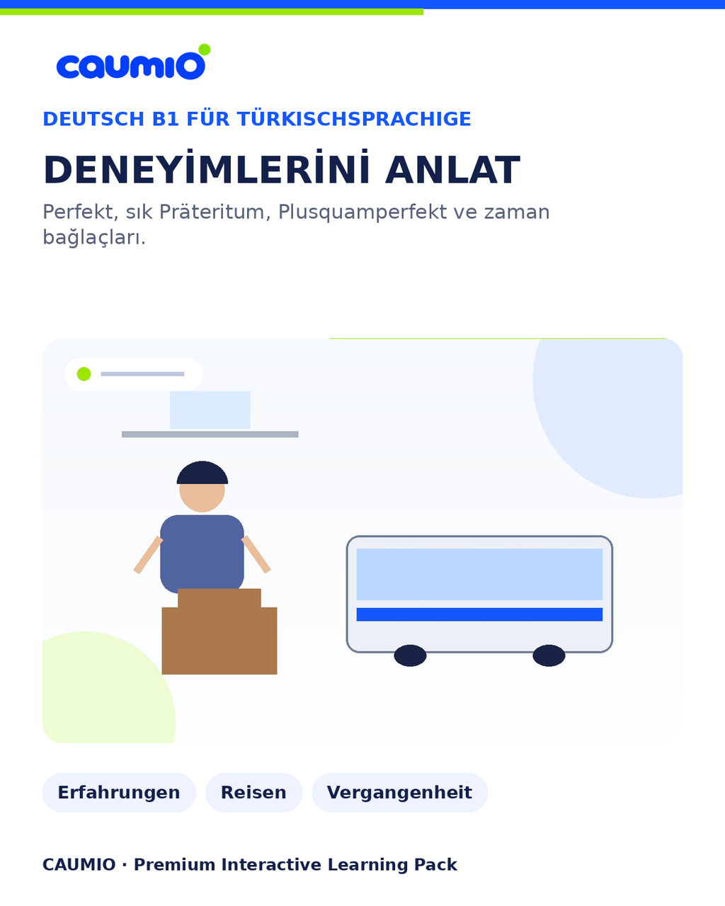 CAUMIO German B1 Turkish edition — Past
