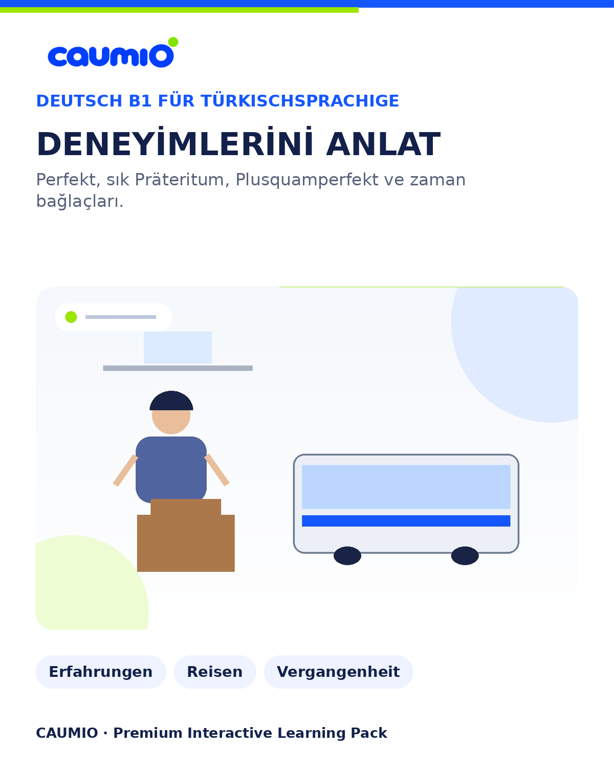 CAUMIO German B1 Turkish edition — Past