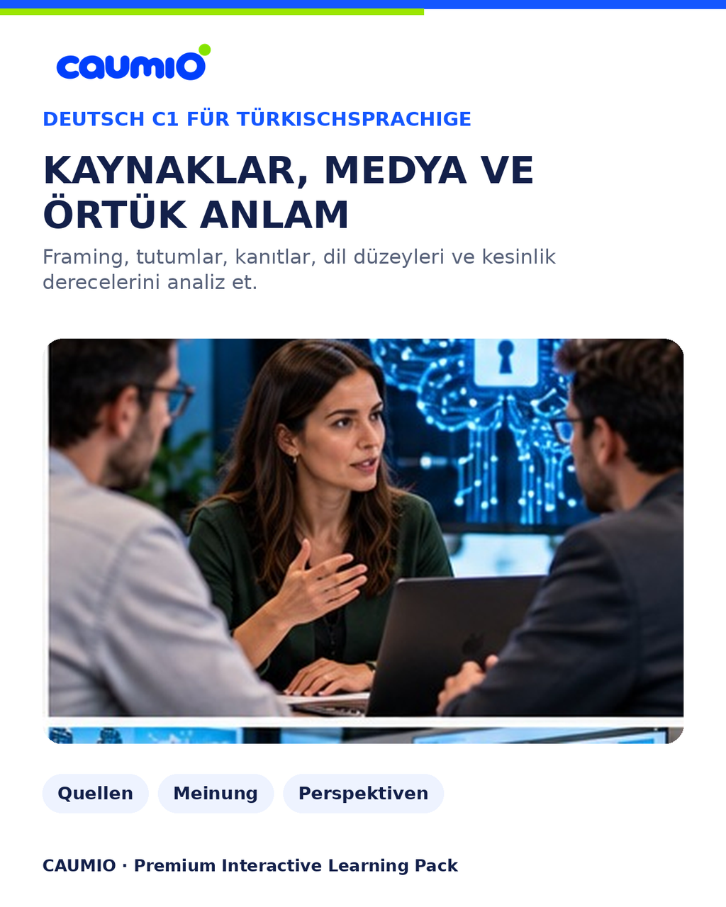 CAUMIO German C1 Turkish edition — Media
