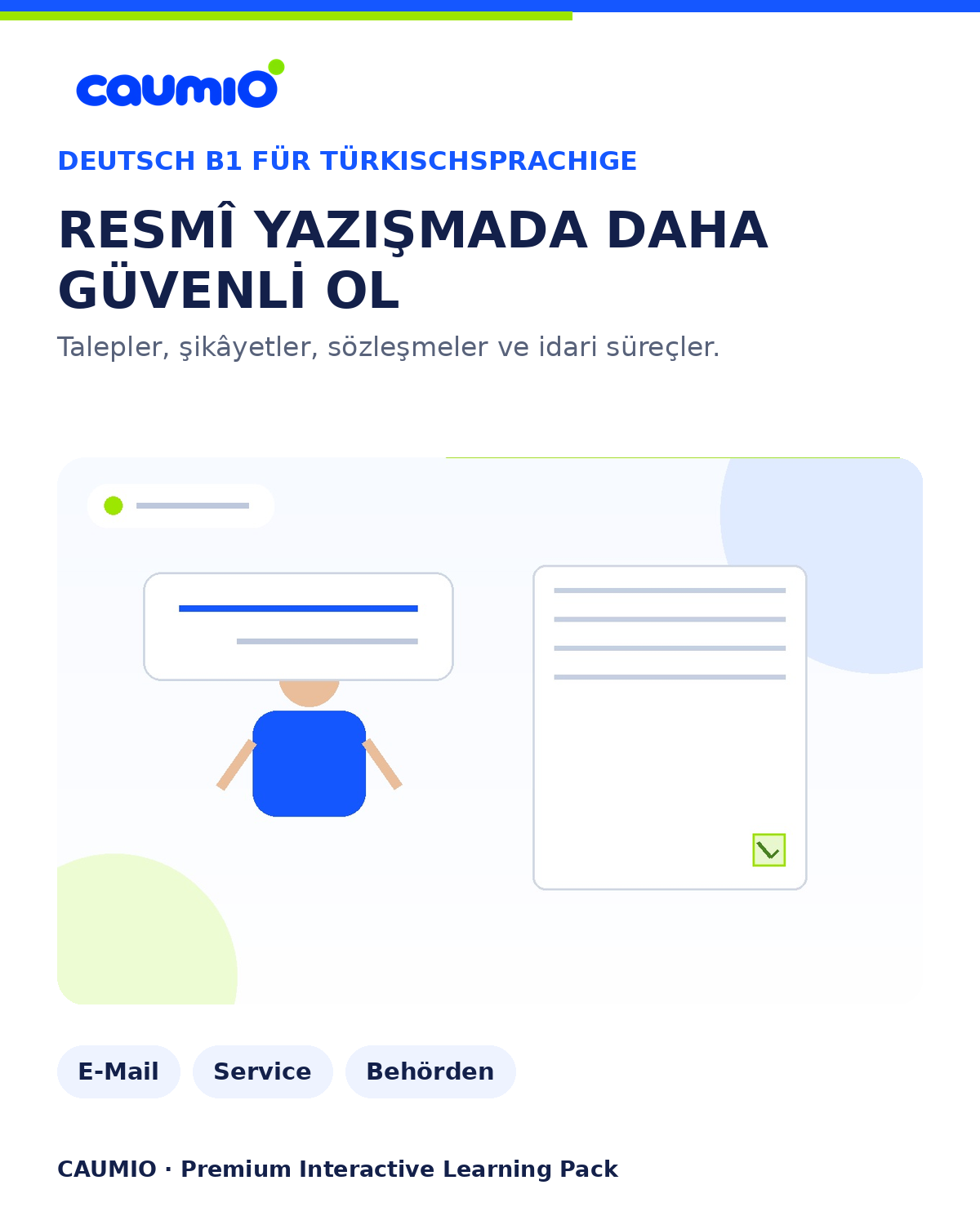 CAUMIO German B1 Turkish edition — Formal