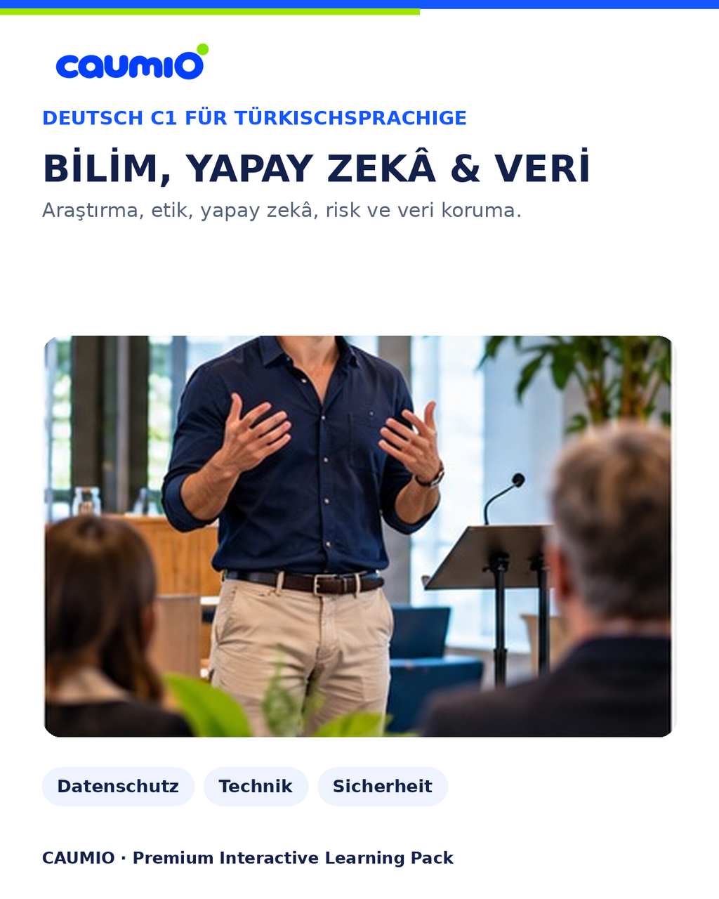CAUMIO German C1 Turkish edition — Tech