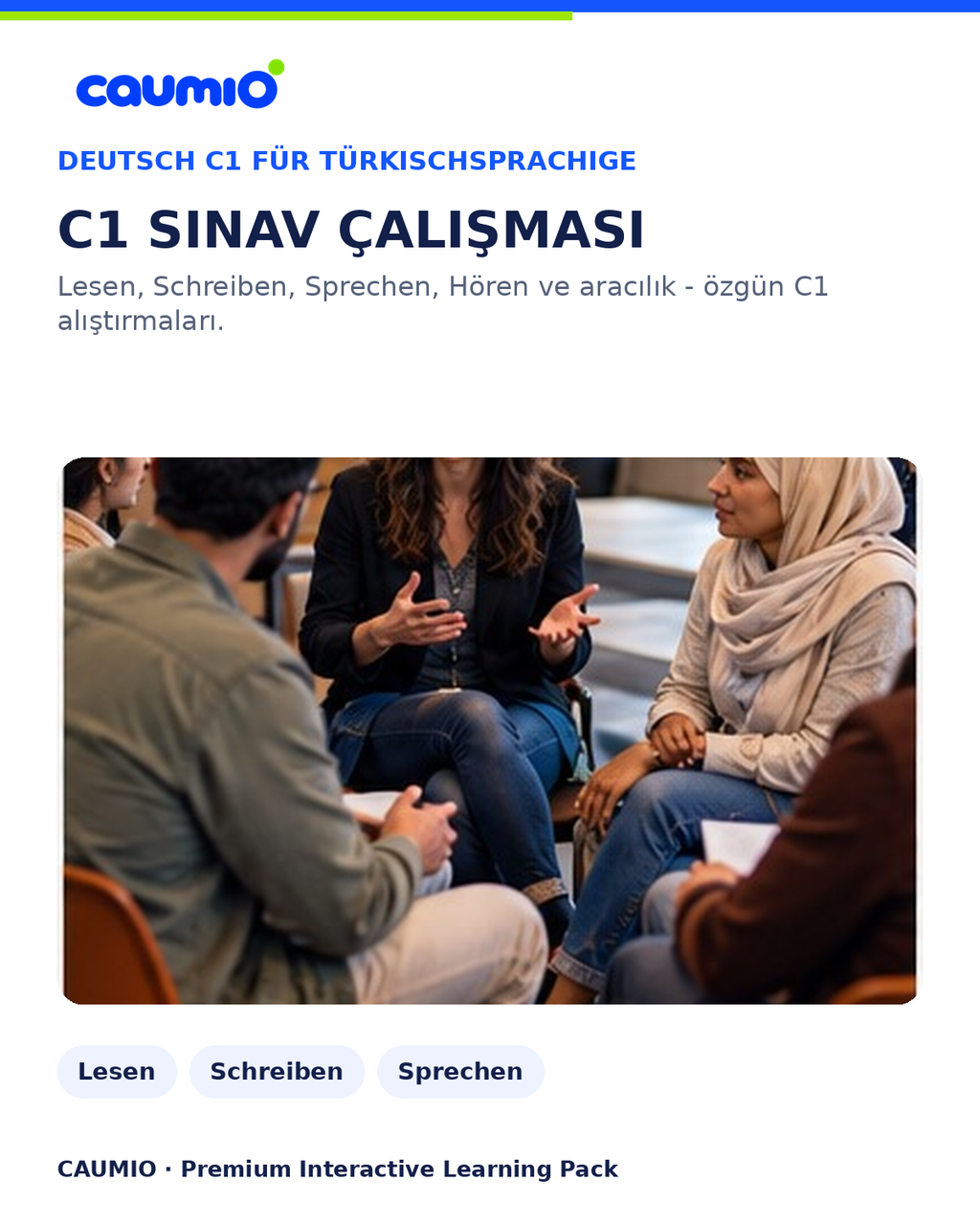 CAUMIO German C1 Turkish edition — Exam