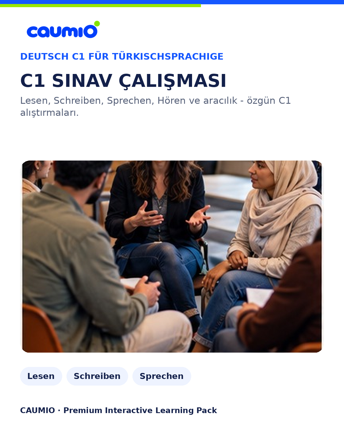 CAUMIO German C1 Turkish edition — Exam