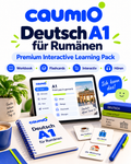 CAUMIO Deutsch A1 für Rumänen — Premium Interactive Learning Pack