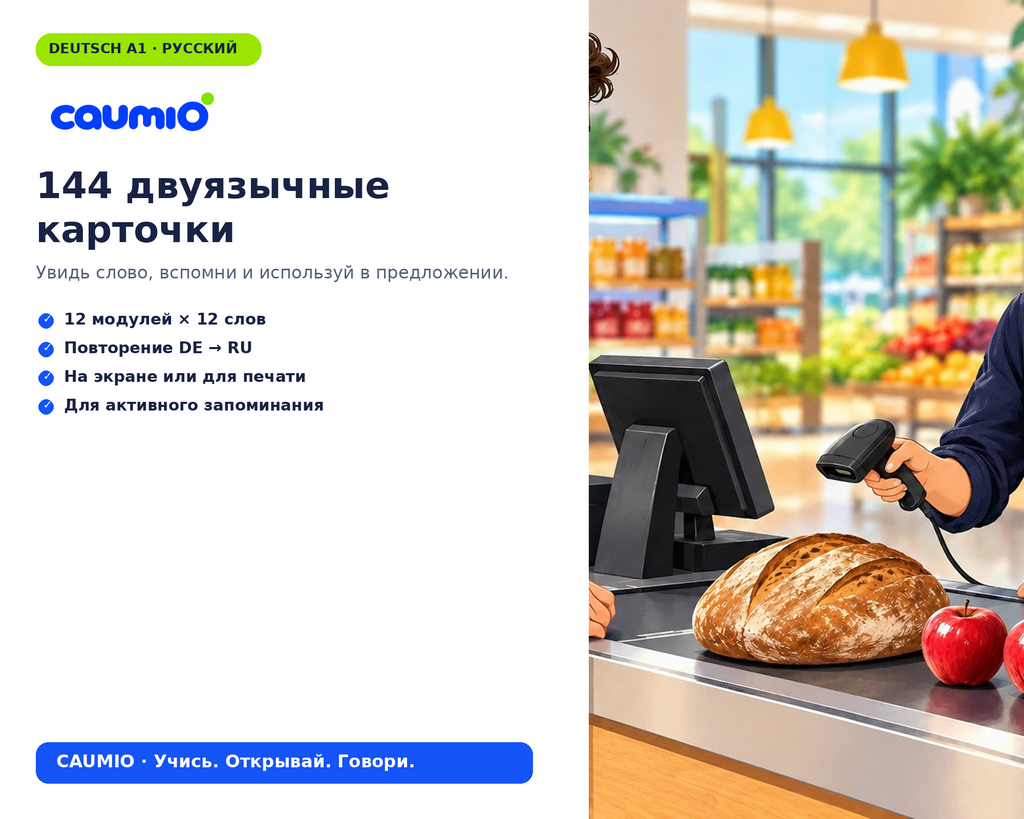 CAUMIO German A1 Russian edition preview 5