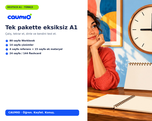 CAUMIO German A1 Turkish edition — Included