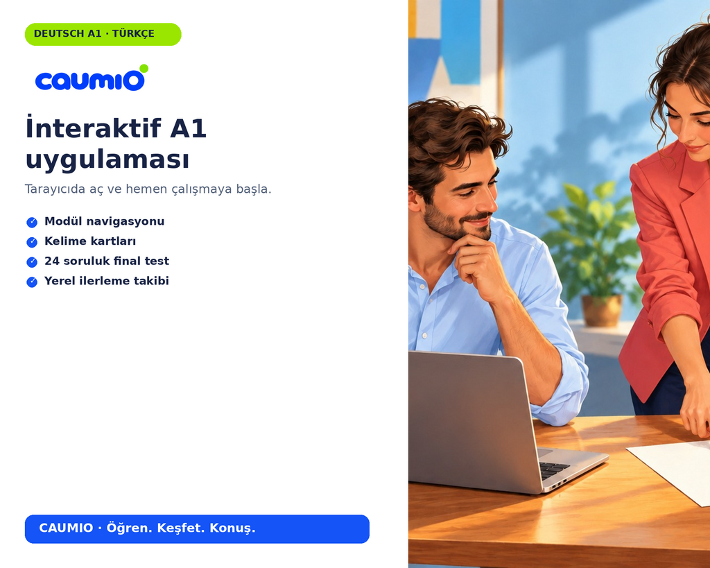 CAUMIO German A1 Turkish edition — Interactive