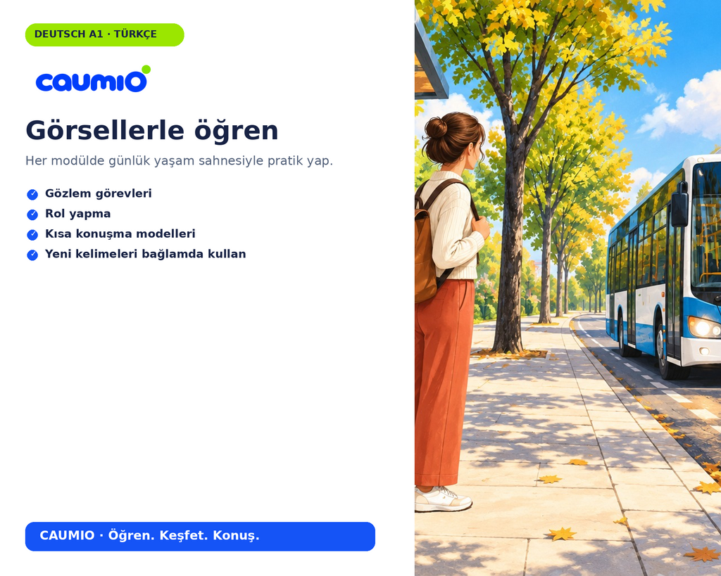 CAUMIO German A1 Turkish edition — Visual Learning