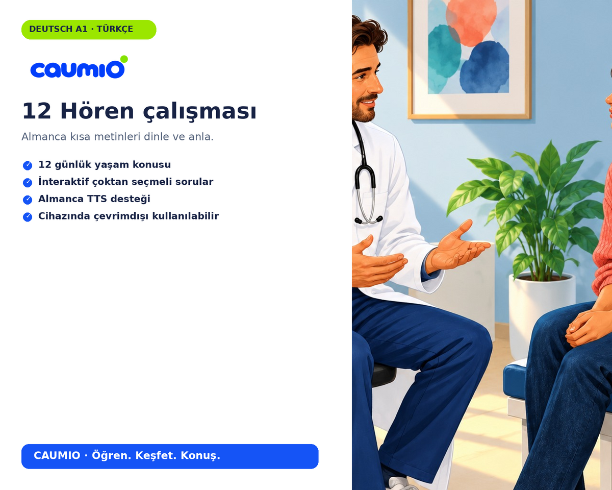 CAUMIO German A1 Turkish edition — Hoeren