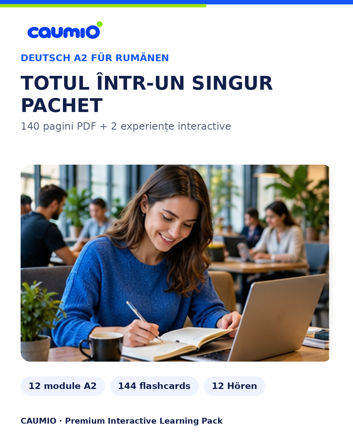 CAUMIO German A2 Romanian edition — Included