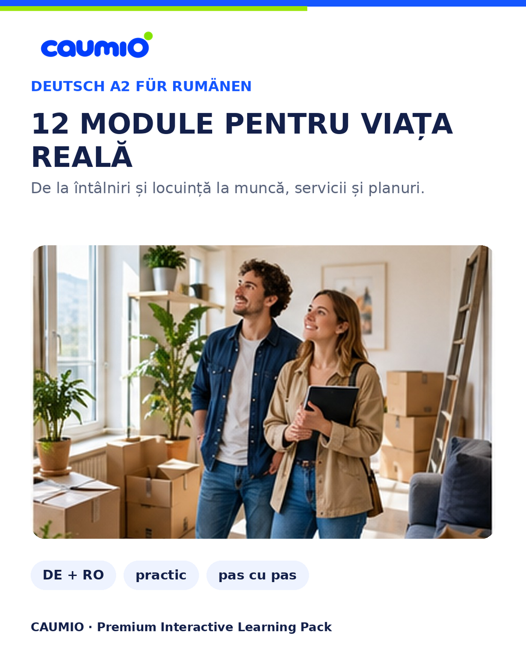 CAUMIO German A2 Romanian edition — Modules