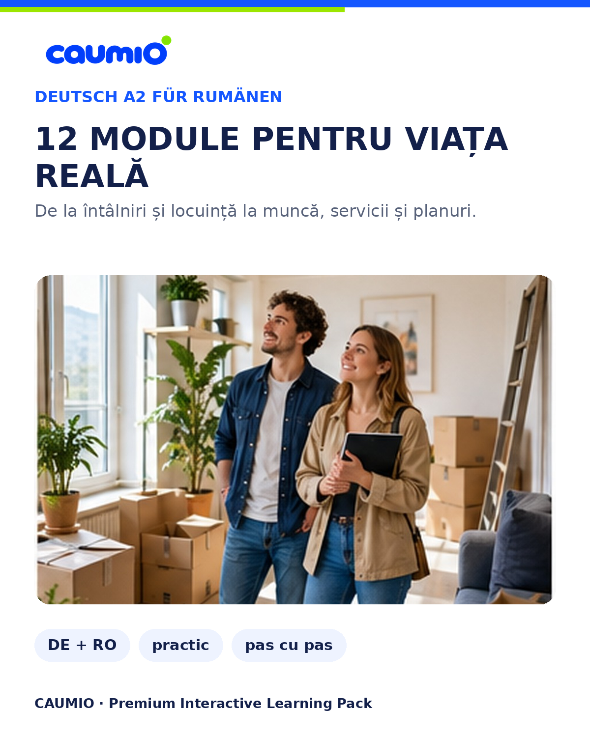 CAUMIO German A2 Romanian edition — Modules