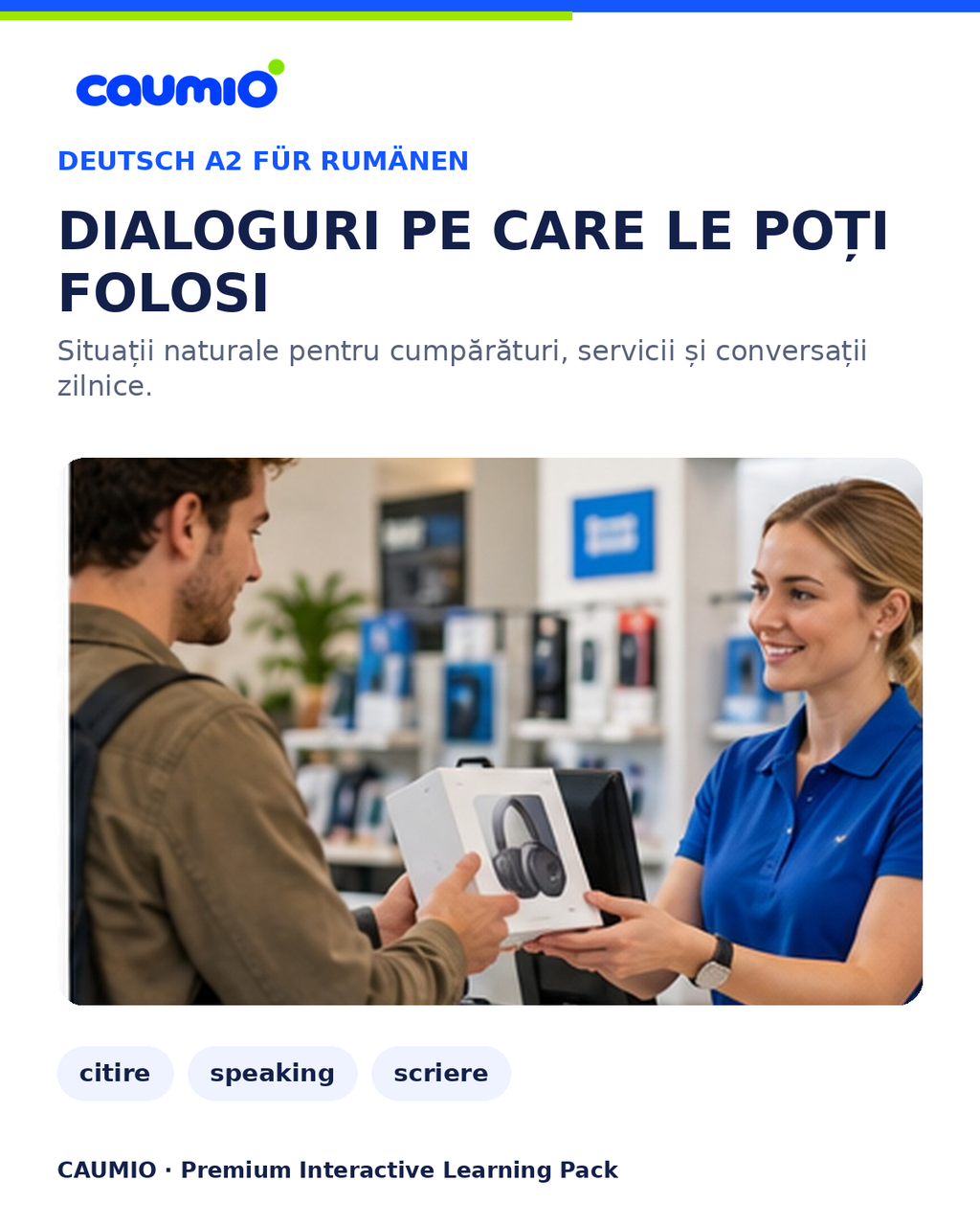 CAUMIO German A2 Romanian edition — Dialogues