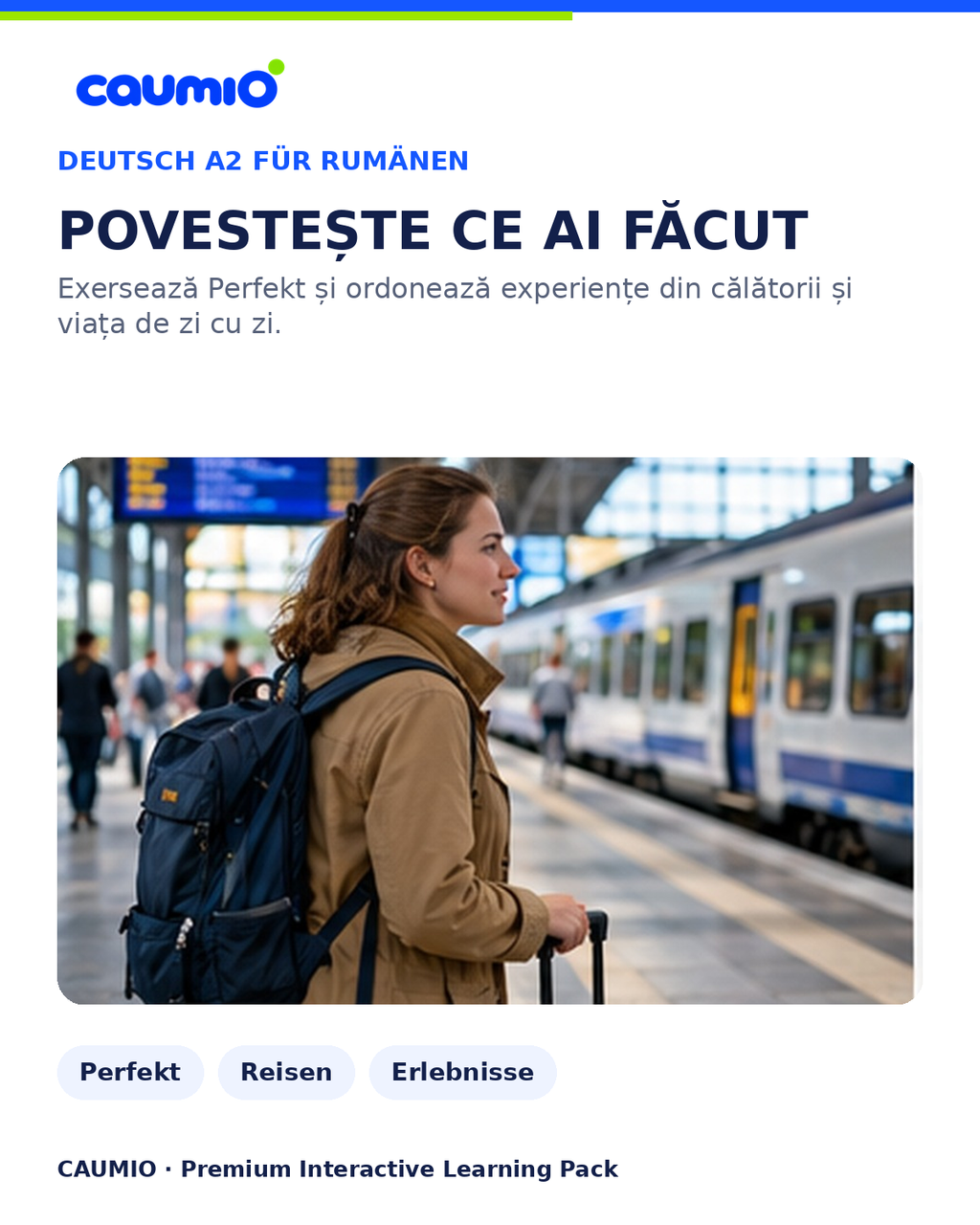 CAUMIO German A2 Romanian edition — Perfekt
