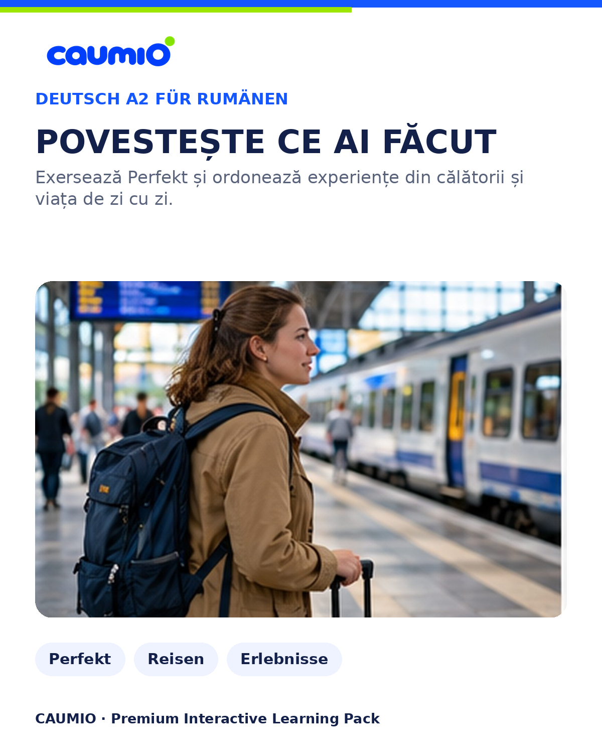 CAUMIO German A2 Romanian edition — Perfekt