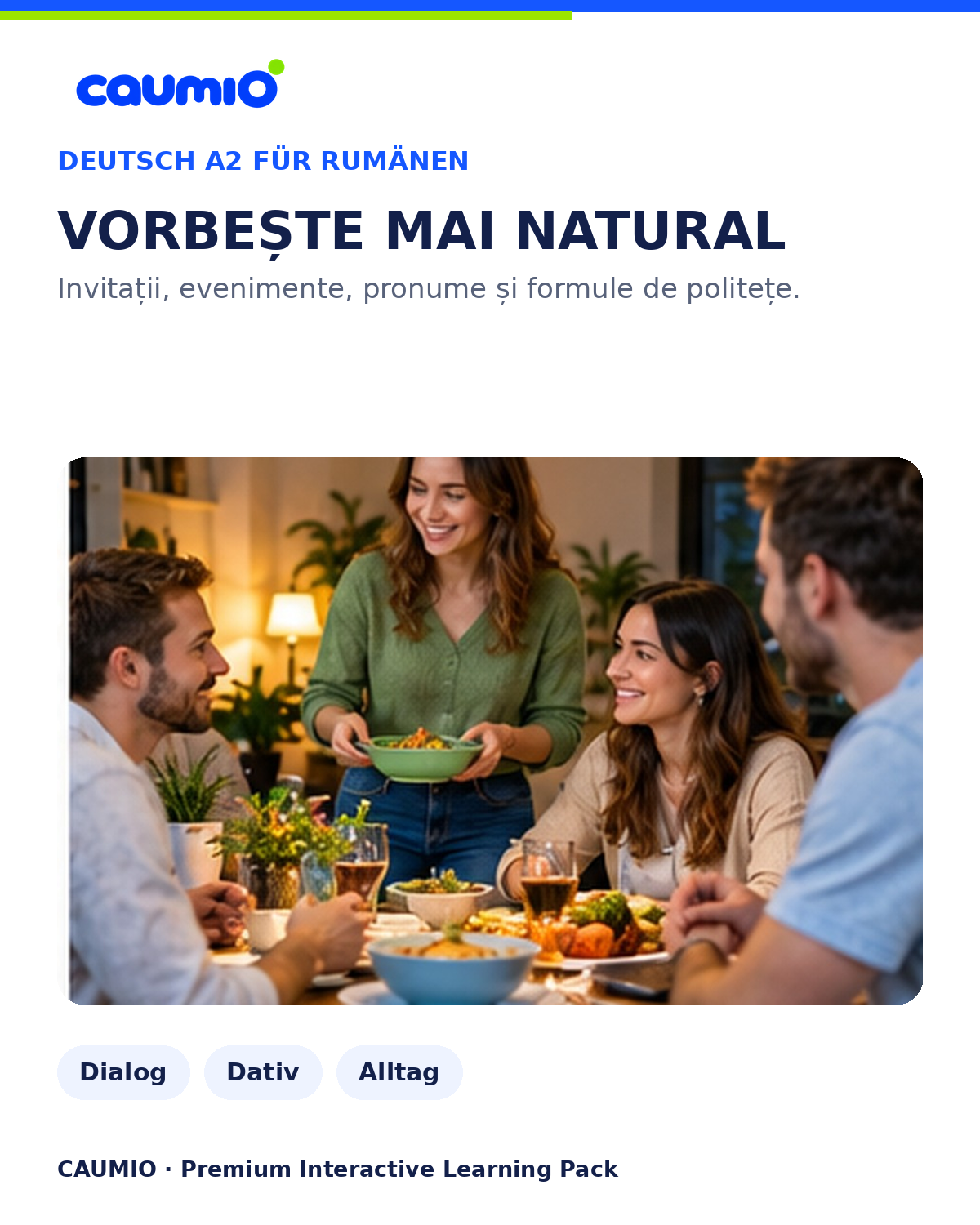 CAUMIO German A2 Romanian edition — Invitations