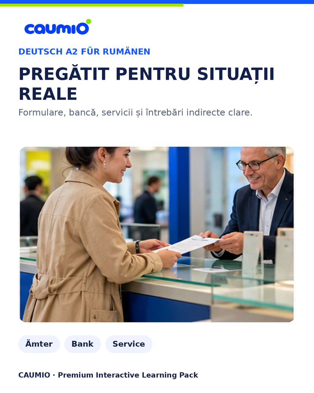 CAUMIO German A2 Romanian edition — Service