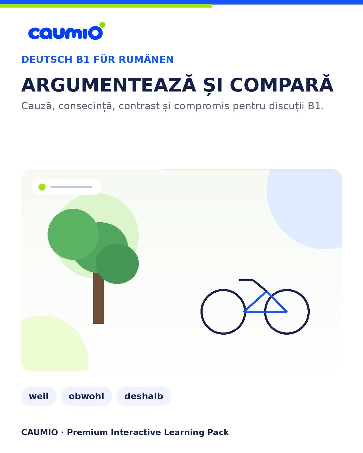 CAUMIO German B1 Romanian edition — Opinion