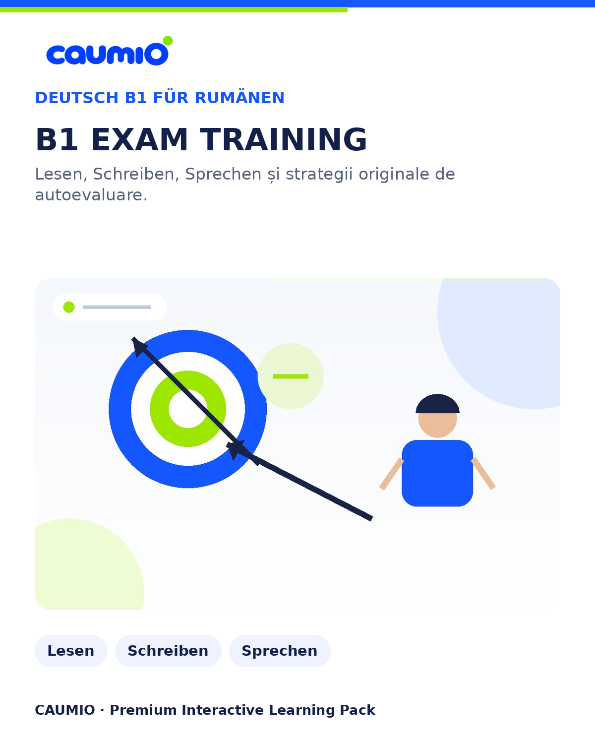 CAUMIO German B1 Romanian edition — Exam