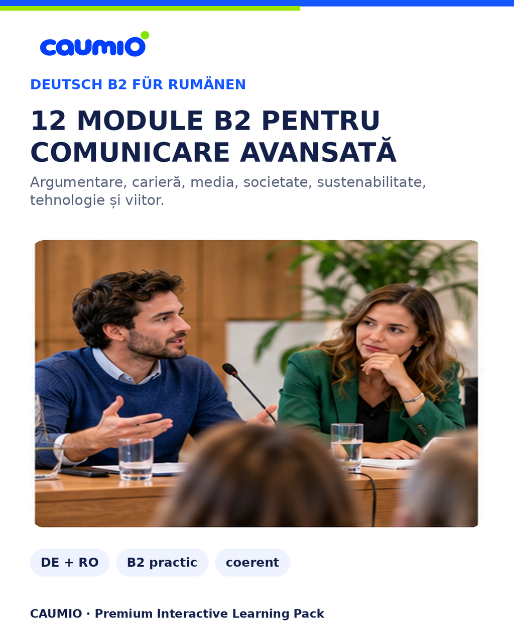 CAUMIO German B2 Romanian edition — Modules