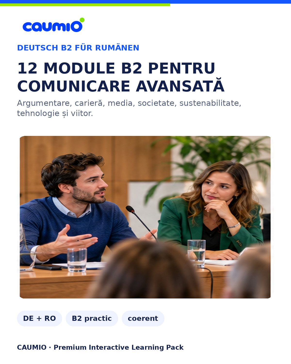 CAUMIO German B2 Romanian edition — Modules