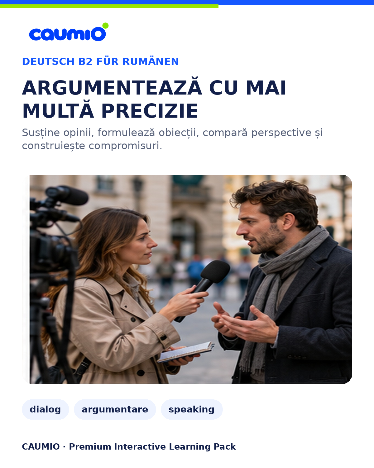 CAUMIO German B2 Romanian edition — Communication