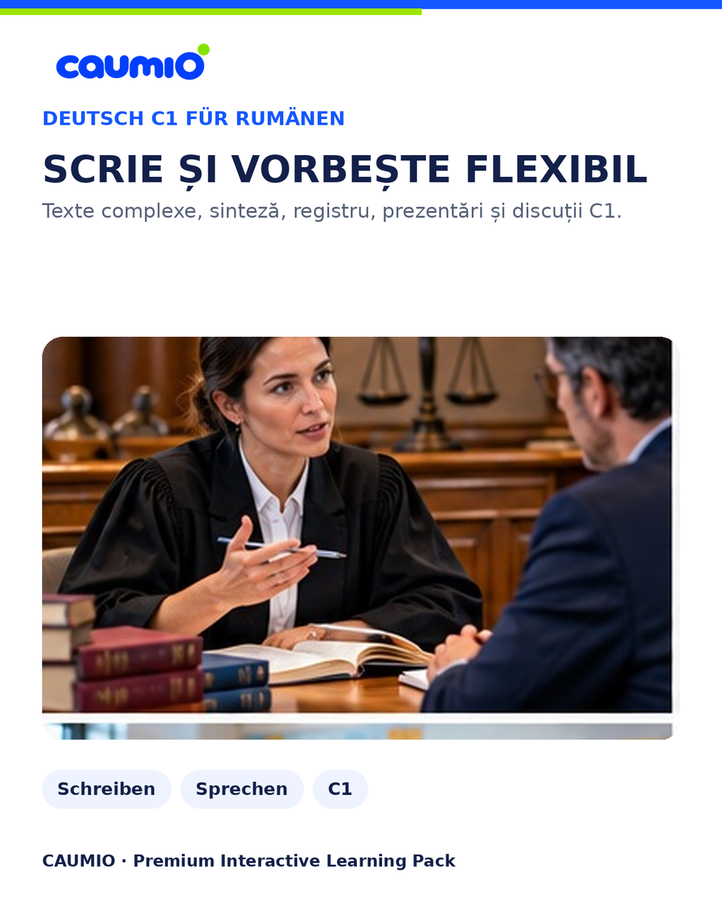 CAUMIO German C1 Romanian edition — Writing