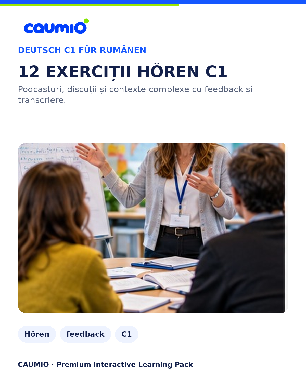 CAUMIO German C1 Romanian edition — Hoeren